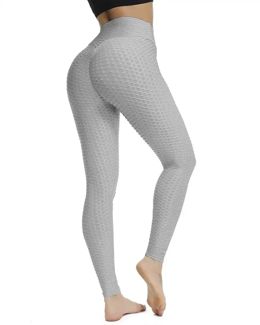 Women's Bubble Hip Lifting ExerciseYoga Pants Women Fitness Running High Waist Gym Fitness Sports Flared Pant Dance Trouers