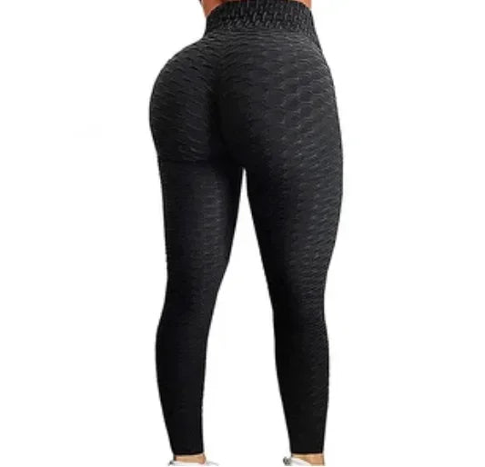 Women's Bubble Hip Lifting ExerciseYoga Pants Women Fitness Running High Waist Gym Fitness Sports Flared Pant Dance Trouers