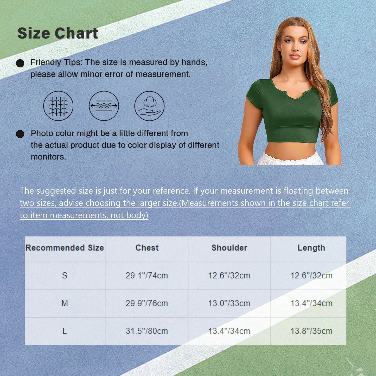 Womens V-Neck Cropped T-Shirt Top Slim Fitted Casual Vest Tops with Chest Pads Tight Fitting Short Yoga Sports Workout Crop Top