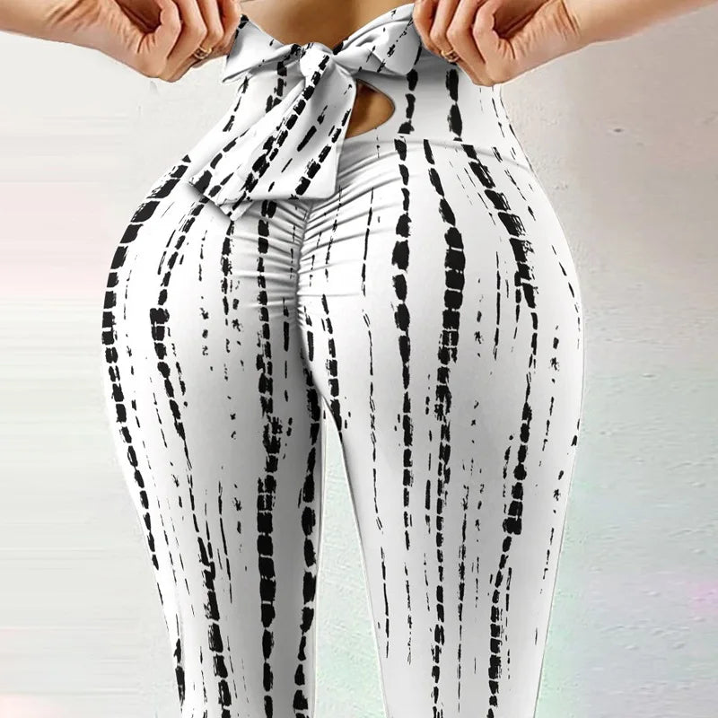 DeanFire New Design Women High Waisted Tie Dye Printed Leggins Women Fitness Tight Quick Drying Butt Lift Yoga Pants Leggings