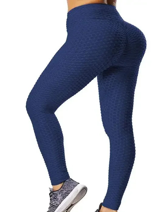 Women's Bubble Hip Lifting ExerciseYoga Pants Women Fitness Running High Waist Gym Fitness Sports Flared Pant Dance Trouers