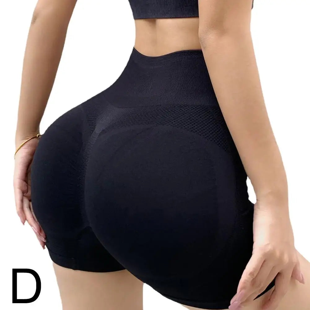 Women Yoga Shorts High Waist Workout Shorts Fitness Yoga Lift Butt Fitness Ladies Yoga Gym Running Short Pants Sportswear