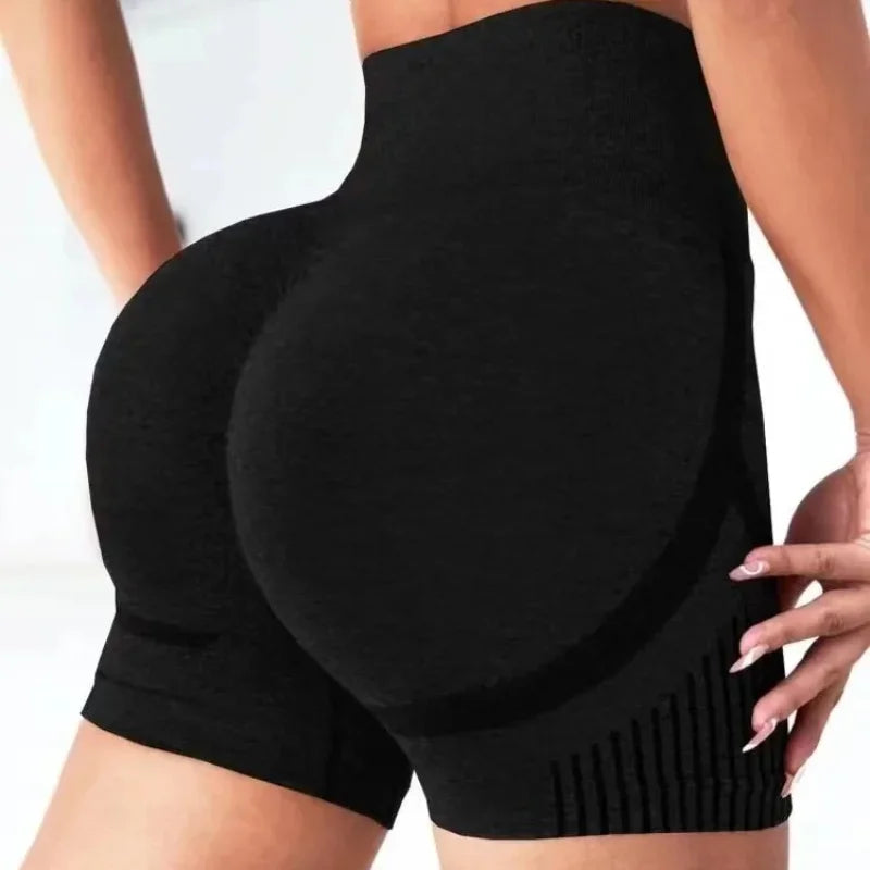 Women Yoga Shorts High Waist Workout Shorts Fitness Yoga Lift Butt Fitness Ladies Yoga Gym Running Short Pants Sportswear