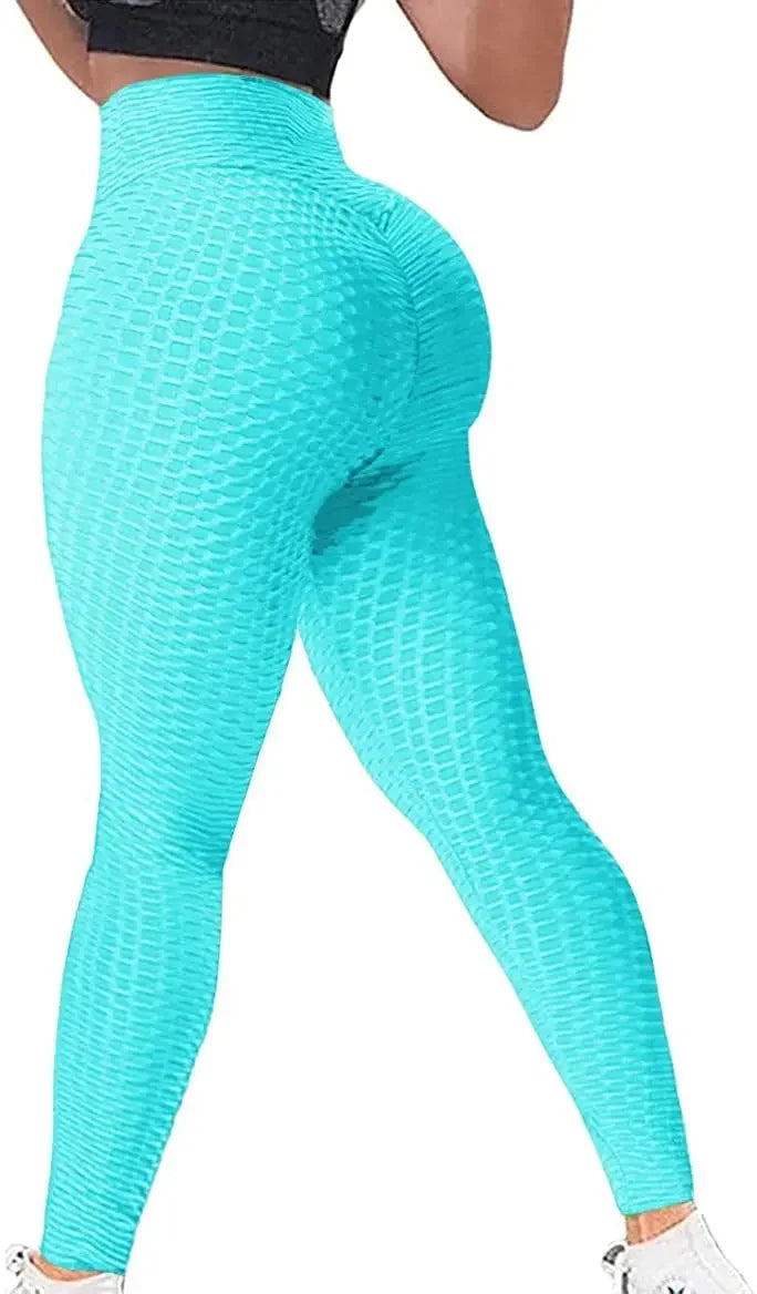 Women's Bubble Hip Lifting ExerciseYoga Pants Women Fitness Running High Waist Gym Fitness Sports Flared Pant Dance Trouers