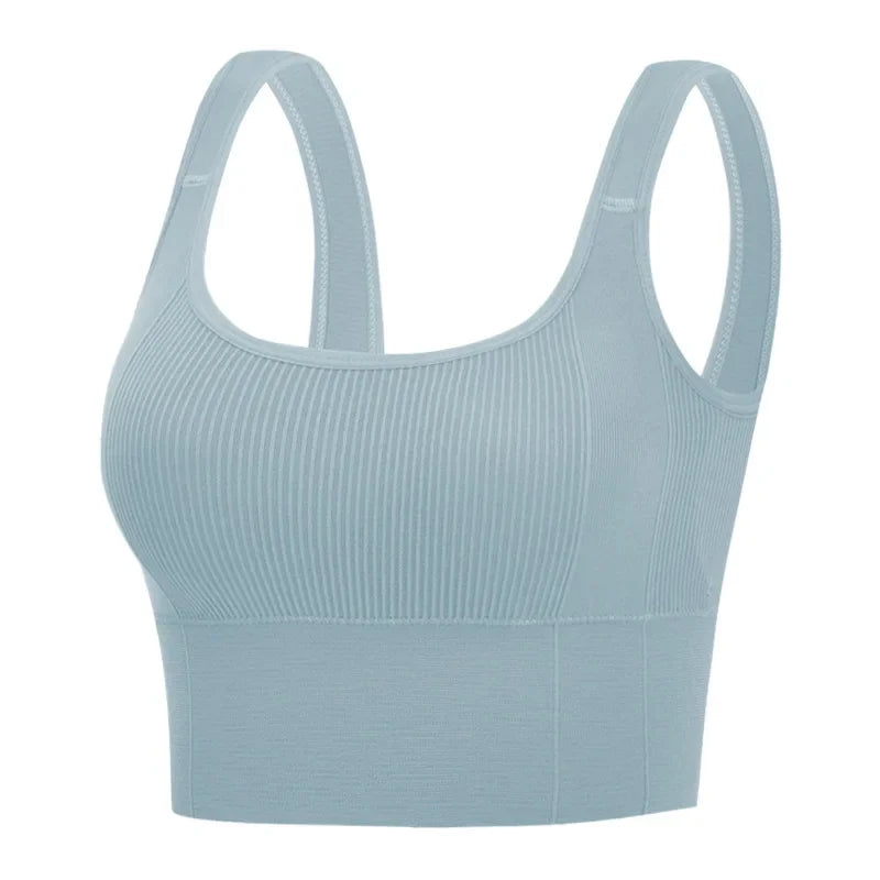 Fashion Uniform Color Tanks Camisole Clothing Sexy Waistcoat for Women Sports No Steel Ring Chest Pad Yoga Vest Nylon Underwaist