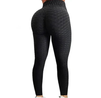 Women's Bubble Hip Lifting ExerciseYoga Pants Women Fitness Running High Waist Gym Fitness Sports Flared Pant Dance Trouers