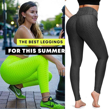 Women's Bubble Hip Lifting ExerciseYoga Pants Women Fitness Running High Waist Gym Fitness Sports Flared Pant Dance Trouers